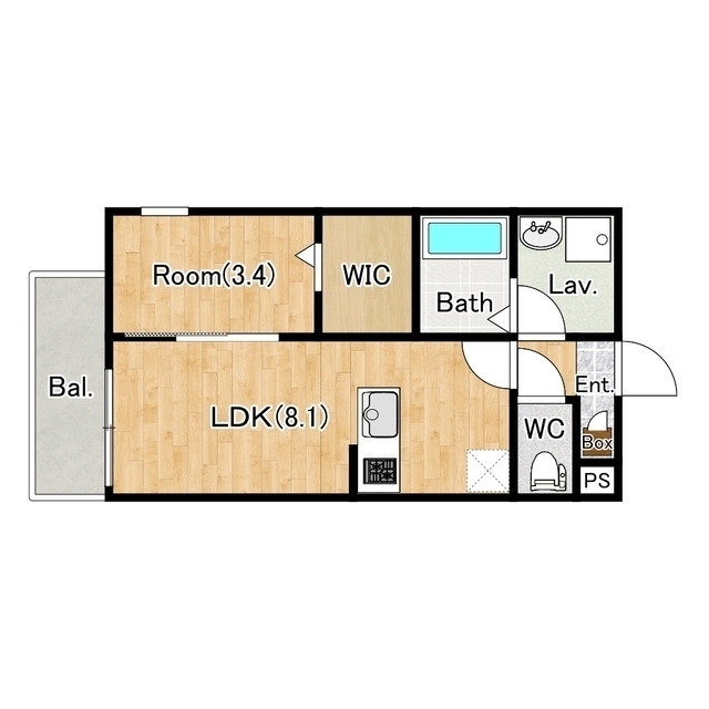 ジーメゾン千葉出洲港ラビアンの間取り