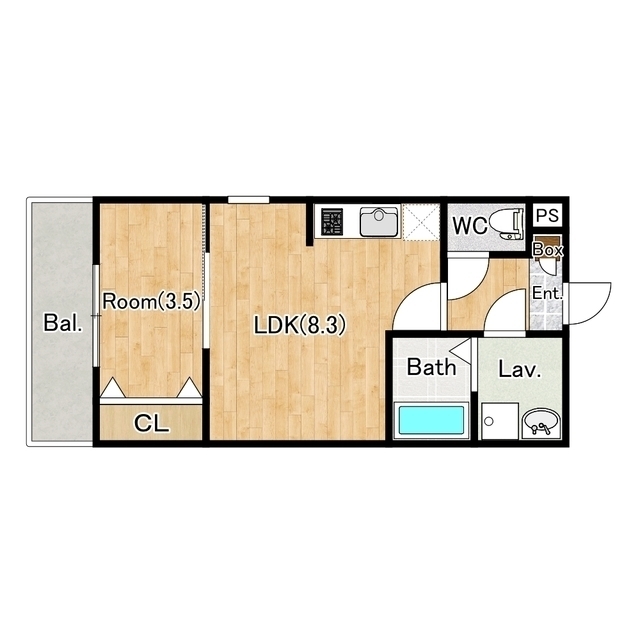 ジーメゾン千葉出洲港ラビアンの間取り