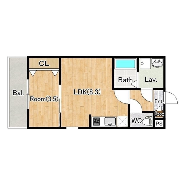 ジーメゾン千葉出洲港ラビアンの間取り