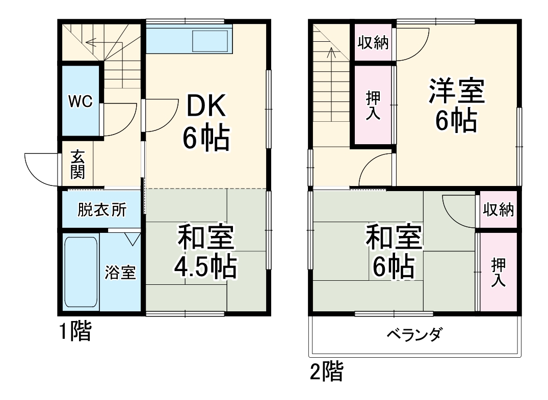 中志津6丁目戸建の間取り