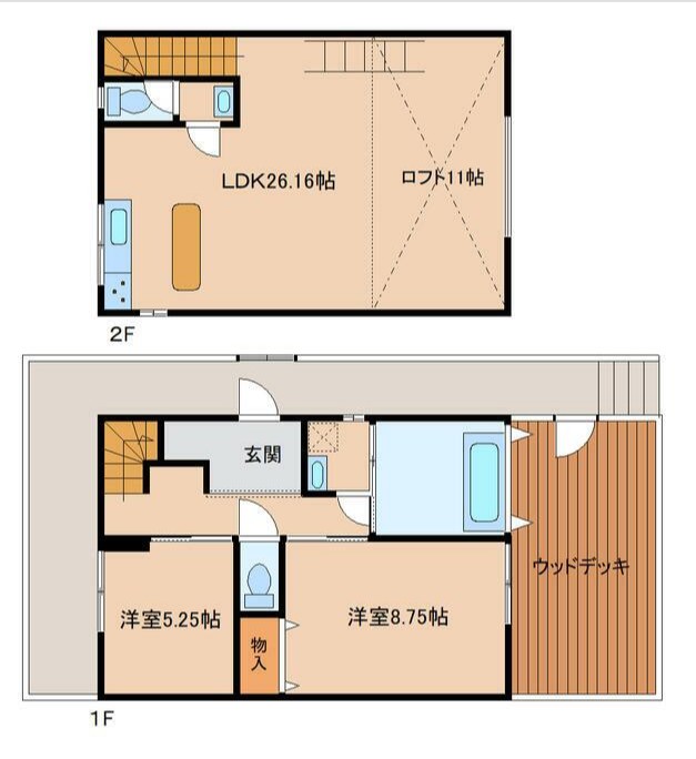 LoaPlata Cubeの間取り