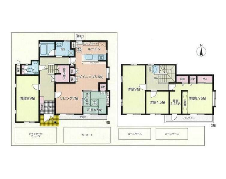 淵野辺本町1丁目貸家の間取り