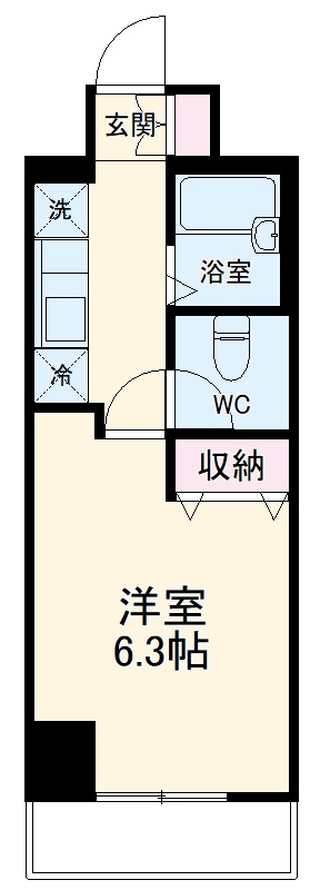 ドミール浦安当代島の間取り