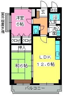 グレースコート11の間取り