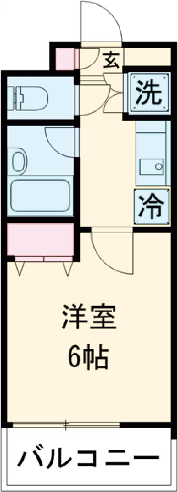 スパシエルクス府中の間取り