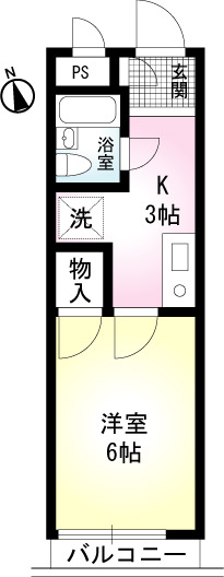 エステーム下高井戸の間取り