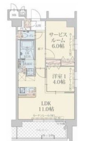 プレスタイル箱崎ステーションの間取り