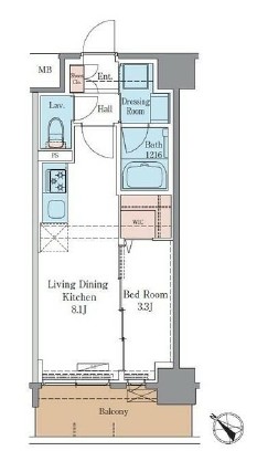 LUXENA+PAWS南行徳の間取り