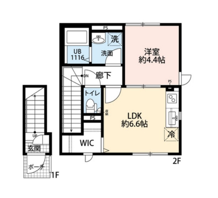 ヴィエント境南の間取り