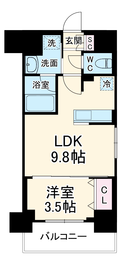 LUXENA+PAWS南行徳の間取り