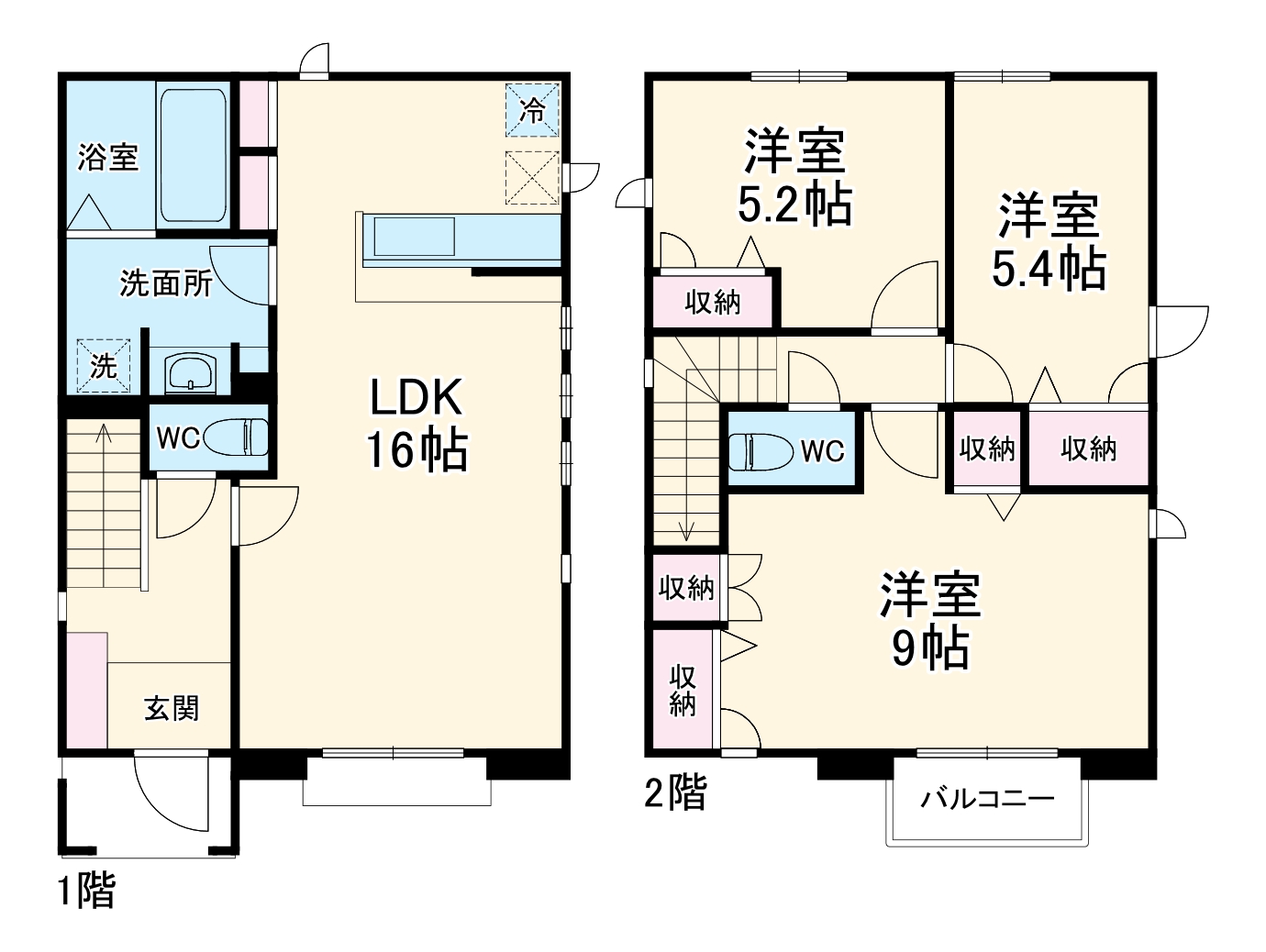 Espoir Hillsの間取り