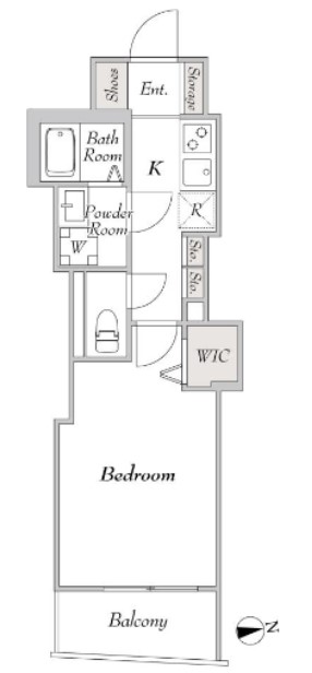 プルミエ市谷薬王寺の間取り