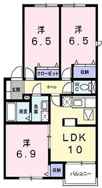 エクセレント飛天Ⅱの間取り