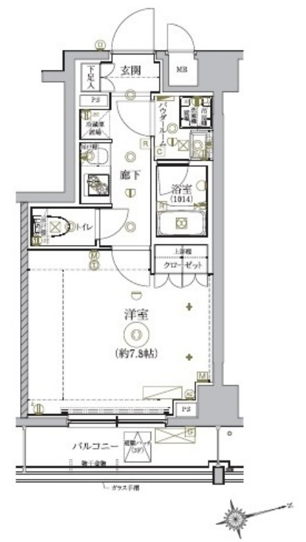 RELUXIA北新宿の間取り
