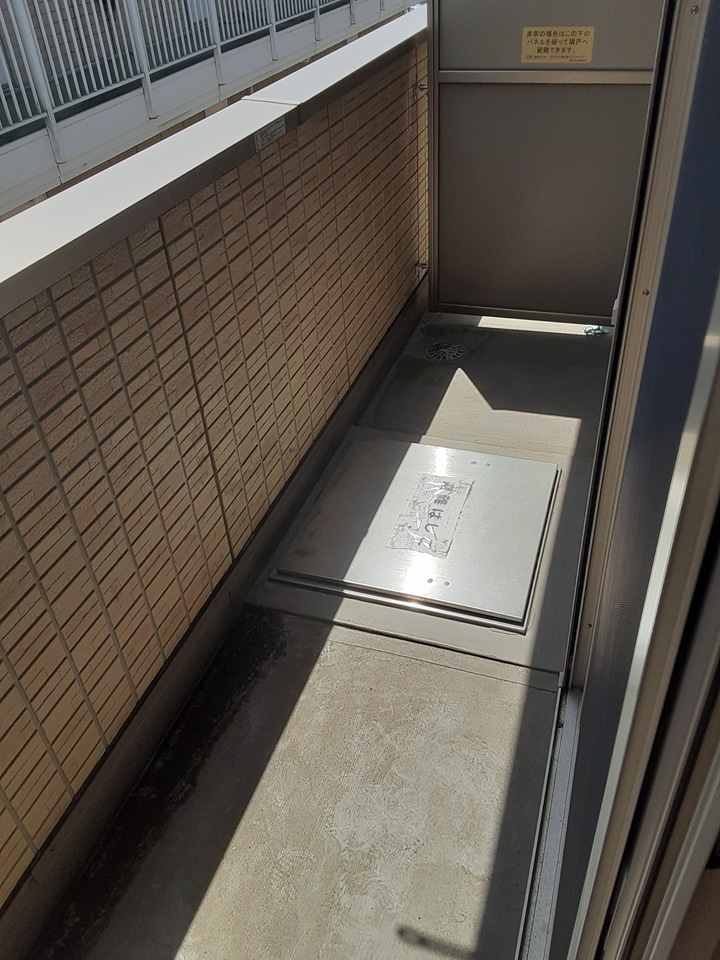 12/25 バルコニー