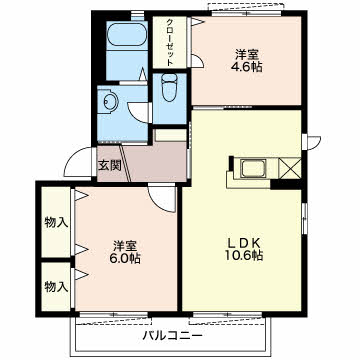 グリーンヒルズもちづきの間取り