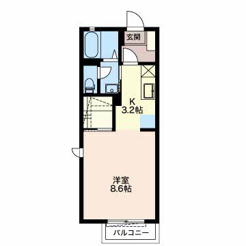 マーガレットAの間取り