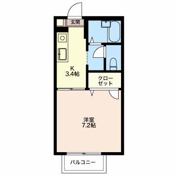 メゾンセピアBの間取り