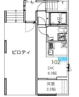アンベリール北赤羽の間取り