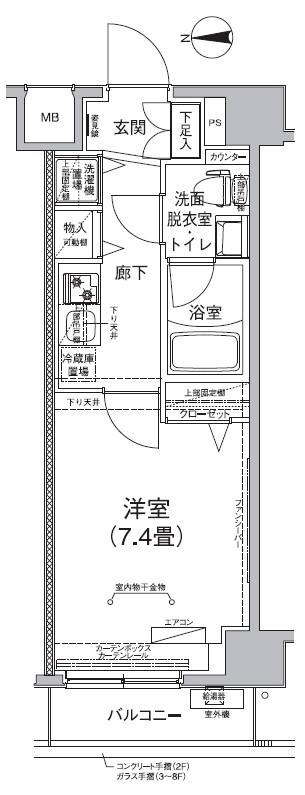 アイルリーヴァ向島の間取り