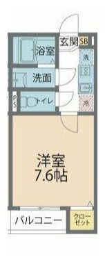 カインドネス小田急相模原Ⅴの間取り