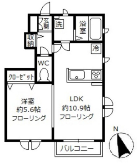 Court Villa久我山の間取り