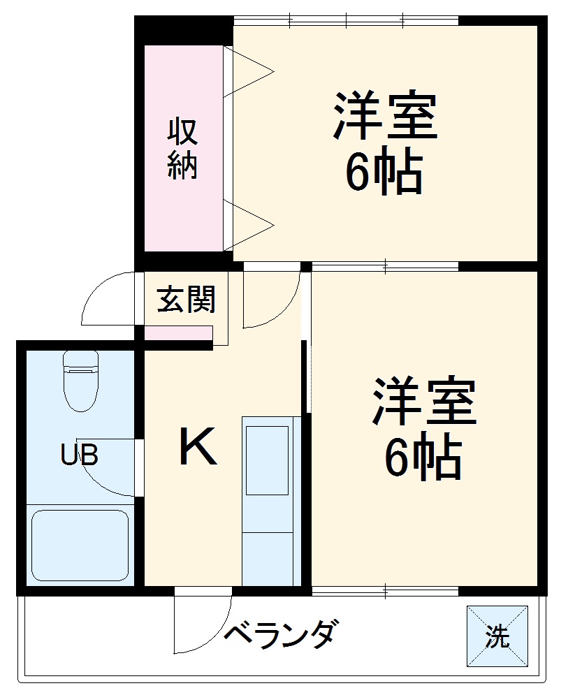 十条ハイツの間取り