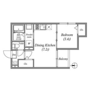 仮)壬生御所ノ内町Bの間取り