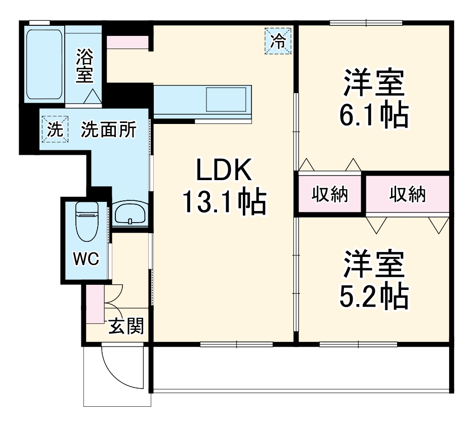 アムール京都梅小路の間取り