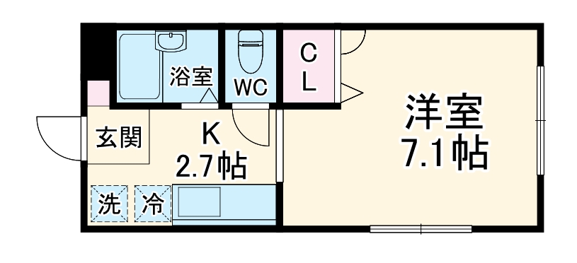 クローバーハウスの間取り