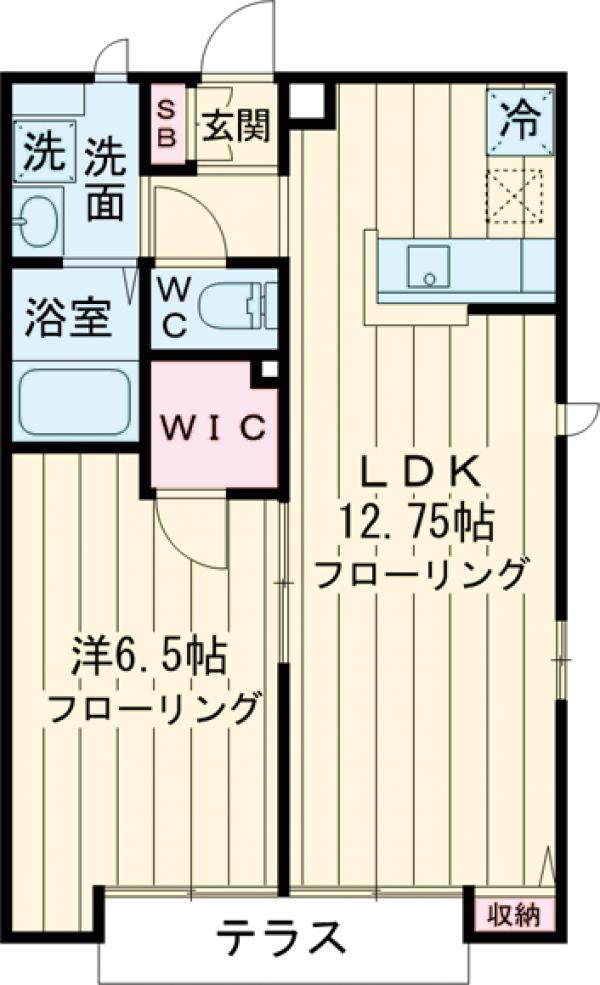 グランソレイユの間取り