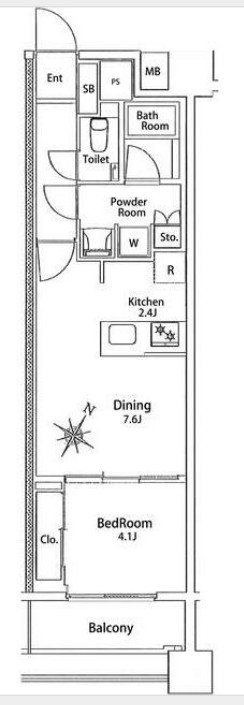 バースシティ横浜大通り公園の間取り