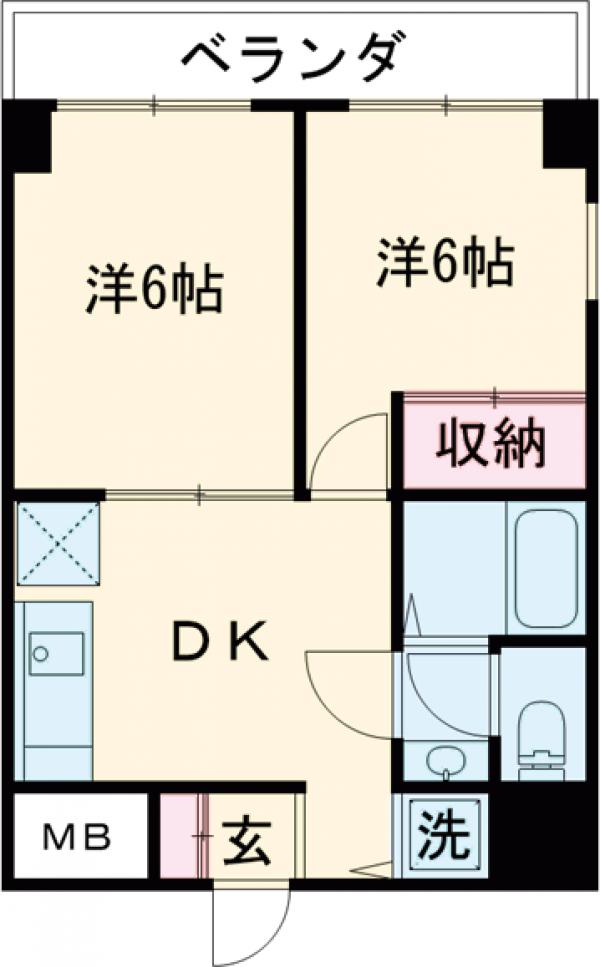 レジティ八王子の間取り