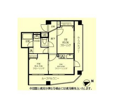 ロワールガーデン川崎駅前の間取り