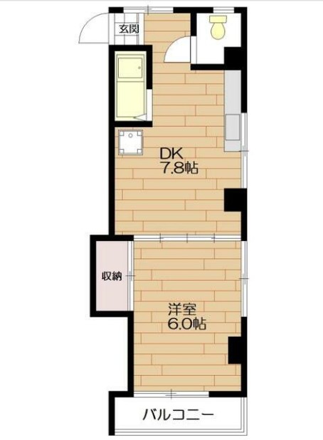 木村ハイツの間取り