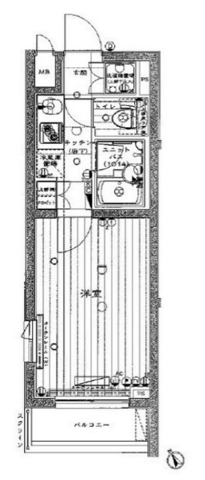ルーブル喜多見の間取り