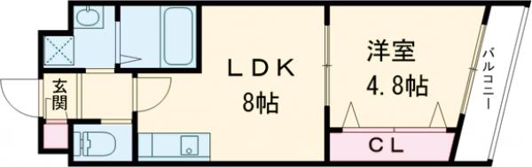 ARCA嵯峨嵐山の間取り