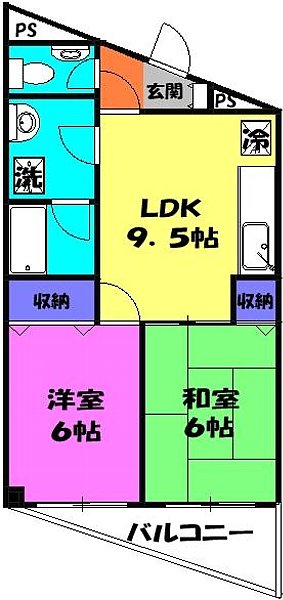 ラ・ベルチュ町田の間取り