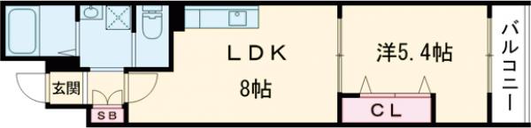 ARCA嵯峨嵐山の間取り