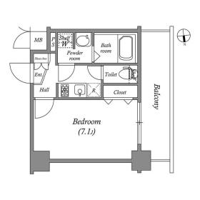 アドバンス大阪ベイシティの間取り