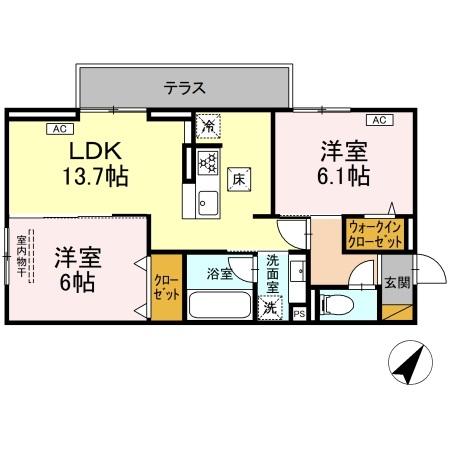 プラヴールの間取り