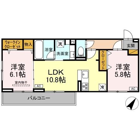 プラヴールの間取り