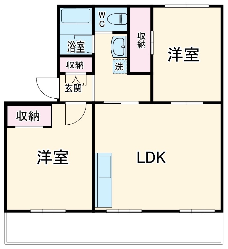 サンパレス湘南Ⅰの間取り