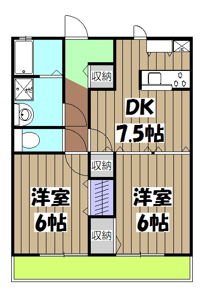 サンイーストの間取り