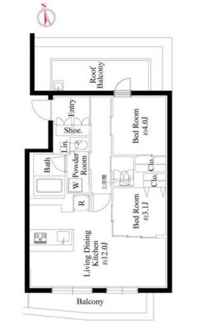 ルネサンスコート目黒南の間取り