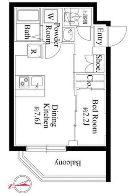 ルネサンスコート目黒南の間取り