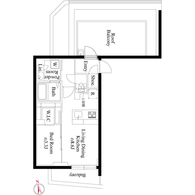 ルネサンスコート目黒南の間取り