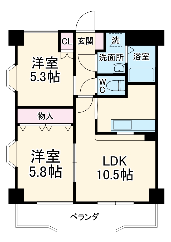 ユーライフ加家の間取り