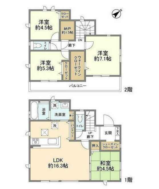 Kolet昭島拝島町#10の間取り