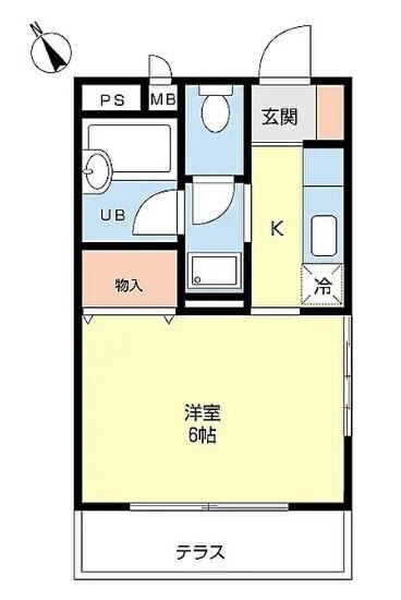 ヒルトップスタジオスの間取り